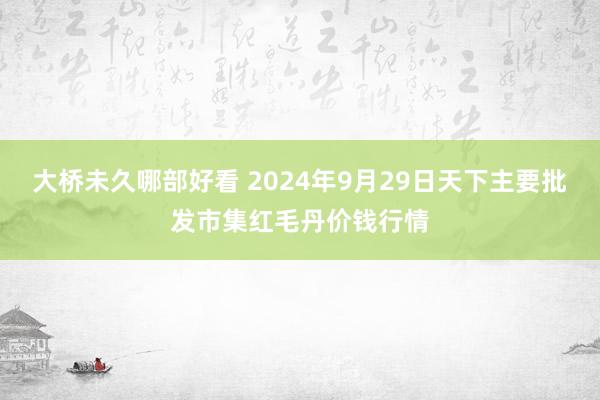 大桥未久哪部好看 2024年9月29日天下主要批发市集红毛丹价钱行情