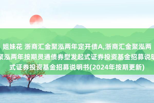 姐妹花 浙商汇金聚泓两年定开债A，浙商汇金聚泓两年定开债C: 浙商汇金聚泓两年按期灵通债券型发起式证券投资基金招募说明书(2024年按期更新)