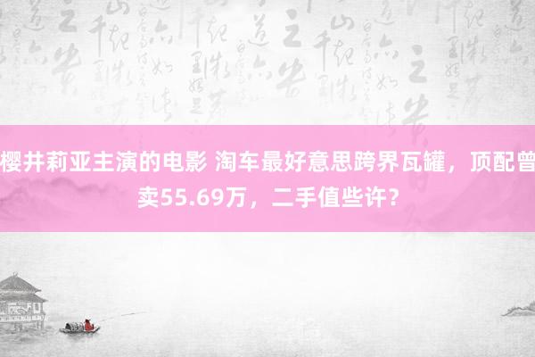 樱井莉亚主演的电影 淘车最好意思跨界瓦罐，顶配曾卖55.69万，二手值些许？