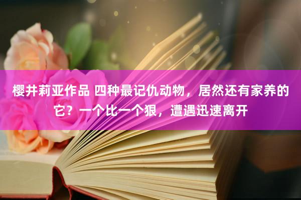 樱井莉亚作品 四种最记仇动物，居然还有家养的它？一个比一个狠，遭遇迅速离开